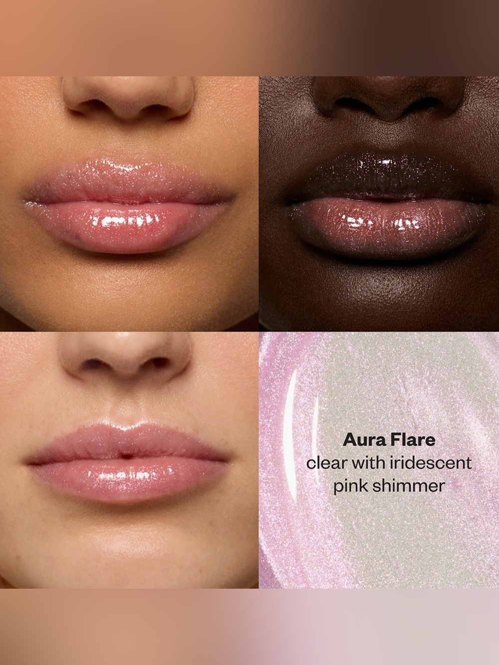 KOSAS Sealed New Lip Pulse Glassy Lip Plumper Aura Flare Color Full Size - Picture 2 of 5